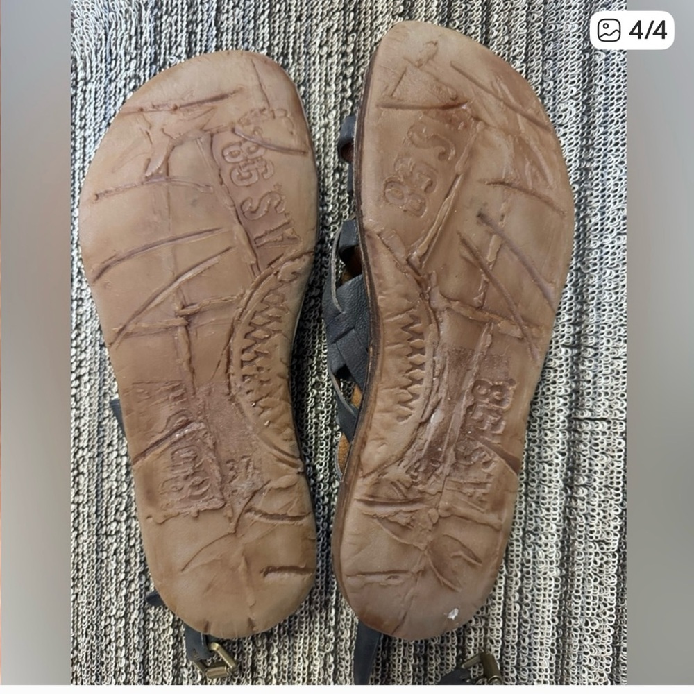 NEW 37 AS98 RALSTON FLAT SANDAL IN SMOKE 🤩 - Picture 3 of 3